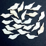 New Markdown, Vintage Carved BONE Fetish Bird Beads, 1" Pack of 20 Beads,  #CL-11