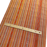 Woven Fancy Ribbon-Like Almost Southwestern Stripes, Vintage Kimono Silk from Japan By the Yard,  #324