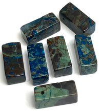 New Markdown, Midnight Ocean Semi-Rustic Cuboid Jasper Beads, 22mm Pack of 11 Beads,  #LP-34