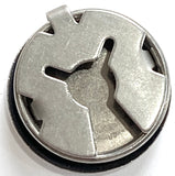 Vintage Sterling Silver Southwest Button Cover, 3/4", Lizard # MV 26