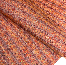 Running Low, Sunset from Kochi Vintage Yarn Dyed Kimono Silk Woven Stripe from Japan By the Yard #771
