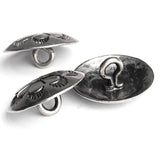 Desert Primrose 5/8" USA-Made Concho Button, 16mm, Nickel Silver, 2.25mm Standard Shank 15mm  #SW-43
