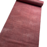 Raspberry Glace Misty Pongee, Vintage Handwoven Kimono Silk from Japan By the Yard # 124