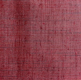 Raspberry Glace Misty Pongee, Vintage Handwoven Kimono Silk from Japan By the Yard # 124