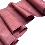 Raspberry Glace Misty Pongee, Vintage Handwoven Kimono Silk from Japan By the Yard # 124