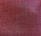Raspberry Glace Misty Pongee, Vintage Handwoven Kimono Silk from Japan By the Yard # 124