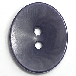 Re-Stocked, Purple Oval 11/16" 2-Hole Button, Corozo / Tagua / Vegetable Ivory #SK-559