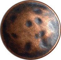 Re-Stocked, 5/8" Copper/Black Mottled 'Antique' Shank Back, Pack of TWO Buttons,  #SWC-35-2