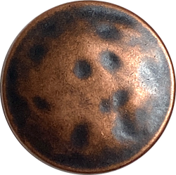 Re-Stocked, 5/8" Copper/Black Mottled 'Antique' Shank Back, Pack of TWO Buttons,  #SWC-35-2