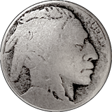 Indian Head Nickel, Replica, 5/8", Silver/Nickel Color Shank Back Button 15mm  #FJ-49