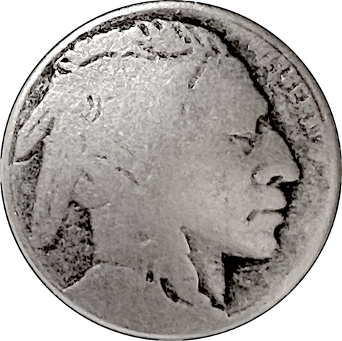 Indian Head Nickel, Replica, 5/8", Silver/Nickel Color Shank Back Button 15mm  #FJ-49