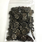 Almost Free, 90+ Buttons, Black Dogwood from Dill Buttons, 11/16" 18mm # FJ-61