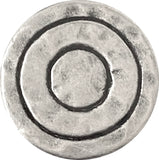 Ancient Mystic Rings Antique Silver 3/4" Shank Back Metal Button 19mm  #FJ-39