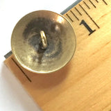 Re-Stocked, Brass Sun Zia Southwest Button Shank Back, 3/4" #SW-75