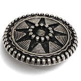 Southwest Starlight Metal Button, 23mm Sun Shield Shank Back 7/8" #FJ-116