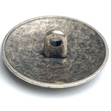 SALE, Heartfelt 7/8" Silver Shank Back Metal Button 23mm #FJ-23