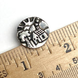 Cottage and Shade Tree Danforth Pewter Button, 11/16" Shank Back, 18mm #FJ-24