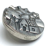 Cottage and Shade Tree Danforth Pewter Button, 11/16" Shank Back, 18mm #FJ-24