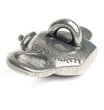 Danforth Pewter Tea Pot with Rose Button, USA Teapot  # FJ-129