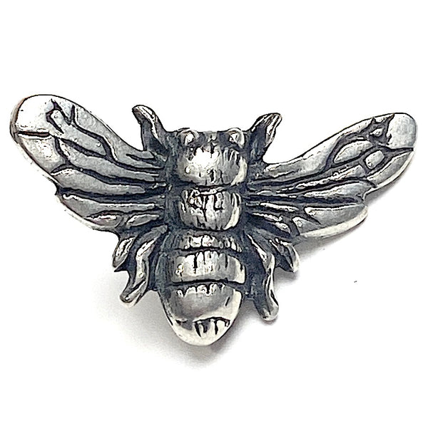Sale, Bee in Flight Button from Danforth Pewter 3/4"  #DN-Bee