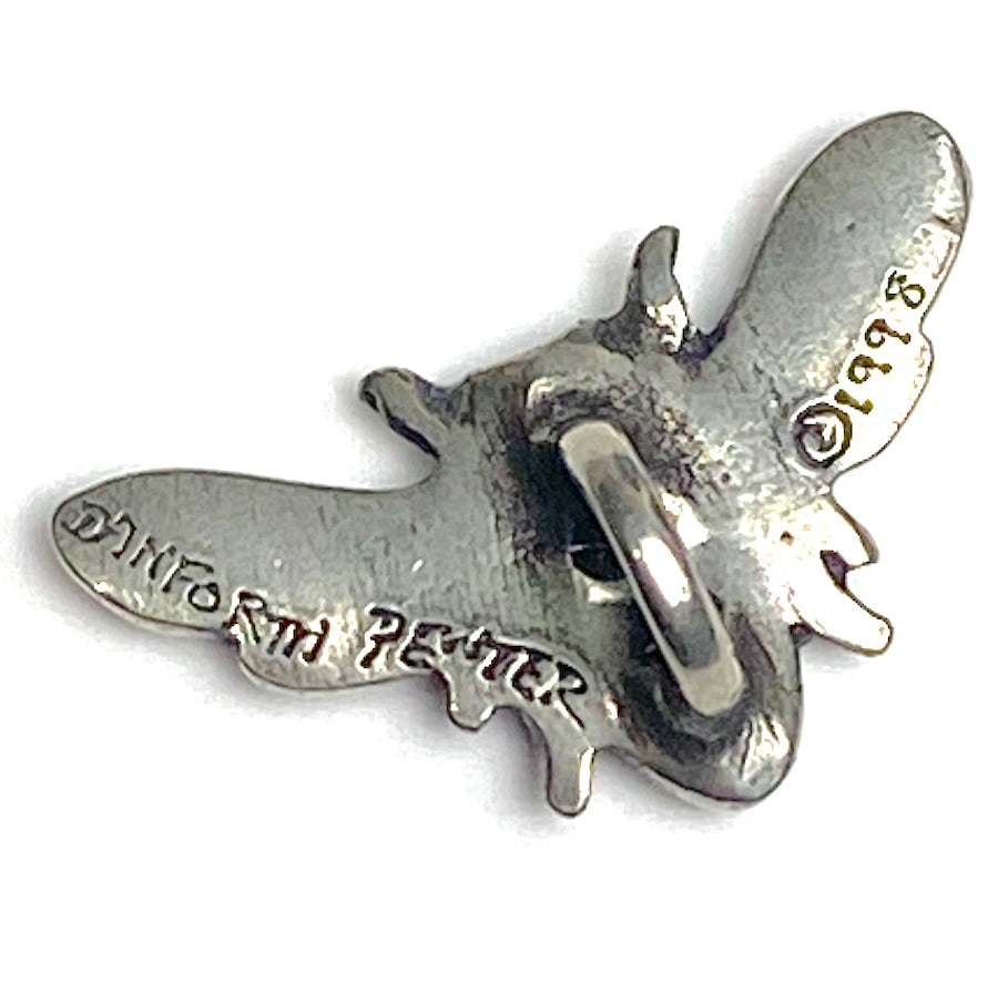 Sale, Bee in Flight Button from Danforth Pewter 3/4