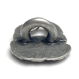Crab Button, 3/8" Silver Metal Shank Back Tiny 11mm #FJ-27