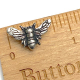 Sale, Bee in Flight Button from Danforth Pewter 3/4"  #DN-Bee