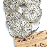 Set of 12, Vintage Crystal Beaded 1" Buttons from Japan, Super Sparkly, #VB-22