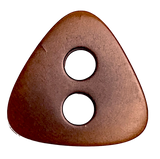 Brown Rounded Big-Eye Triangle Button Natural Corozo/Tagua 7/8"  # SK-432