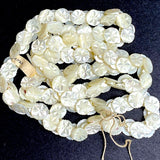 Vintage STRAND of 144 White Pearl Star Buttons MOP From Japan, 7/16"  #VB-28