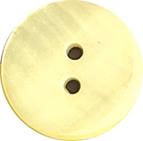 Pastel Yellow River Shell 11/16" Iridescent 2-hole, 18mm, Per Button, #SK-1796