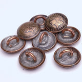 Authentic 1887-1900 Copper Indian Head Penny Button 3/4", Shank Back,  #RV-1