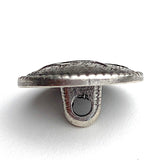 Strolling Moose Button, 5/8" Silver Metal Shank Back 16mm #FJ-28