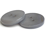 Gray 2-Hole River Shell 5/8" Button, Pack of 12  #SK-1790-Medium Gray