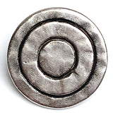 Ancient Mystic Rings Antique Silver 3/4" Shank Back Metal Button 19mm  #FJ-39
