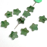 Re-Stocked Green Star Tiny Aventurine  Beads, 3/8" Strand of 65+ Beads, #LP-114