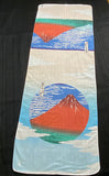 Mt. Fuji Cotton Tenugui Towel from Japan, 100% Cotton 12" x 34"  #RK-12