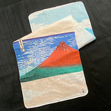 Mt. Fuji Cotton Tenugui Towel from Japan, 100% Cotton 12" x 34"  #RK-12