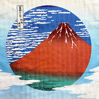 Mt. Fuji Cotton Tenugui Towel from Japan, 100% Cotton 12" x 34"  #RK-12