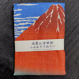 Mt. Fuji Cotton Tenugui Towel from Japan, 100% Cotton 12" x 34"  #RK-12