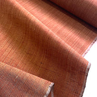 Butternut Slubby-Textured Handwoven Tsumugi Kimono Silk from Japan By the Yard, #287