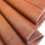 Moab Cabernet Sunset, Streaky Slubby-Textured Handwoven Tsumugi Kimono Silk from Japan By the Yard, #287