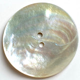 SALE, Moonrise 1.5" MOP LARGE Shell Button, Iridescent, 38mm, Per Button #SK-0032