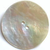 SALE, Moonrise 1.5" MOP LARGE Shell Button, Iridescent, 38mm, Per Button #SK-0032