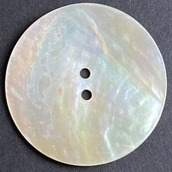 SALE, Moonrise 1.5" MOP LARGE Shell Button, Iridescent, 38mm, Per Button #SK-0032
