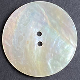 SALE, Moonrise 1.5" MOP LARGE Shell Button, Iridescent, 38mm, Per Button #SK-0032