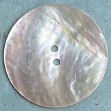 SALE, Moonrise 1.5" MOP LARGE Shell Button, Iridescent, 38mm, Per Button #SK-0032