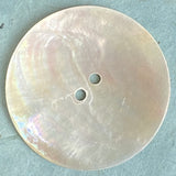SALE, Moonrise 1.5" MOP LARGE Shell Button, Iridescent, 38mm, Per Button #SK-0032