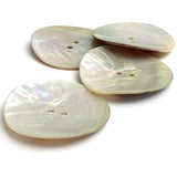 SALE, Moonrise 1.5" MOP LARGE Shell Button, Iridescent, 38mm, Per Button #SK-0032