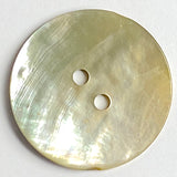 Re-Stocked, Moonrise Mother of Pearl Shell, 1" Iridescent 2-Hole Button 25mm #SK-0030